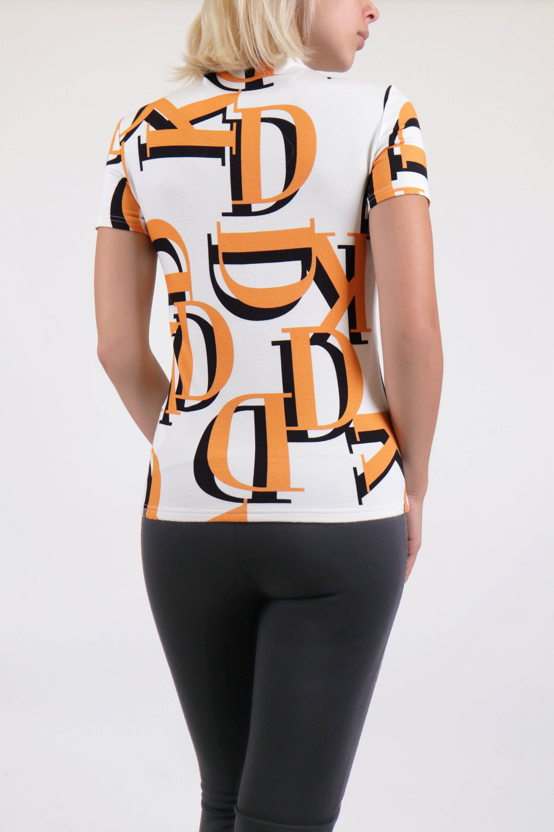 Viscose blouse with logo 3