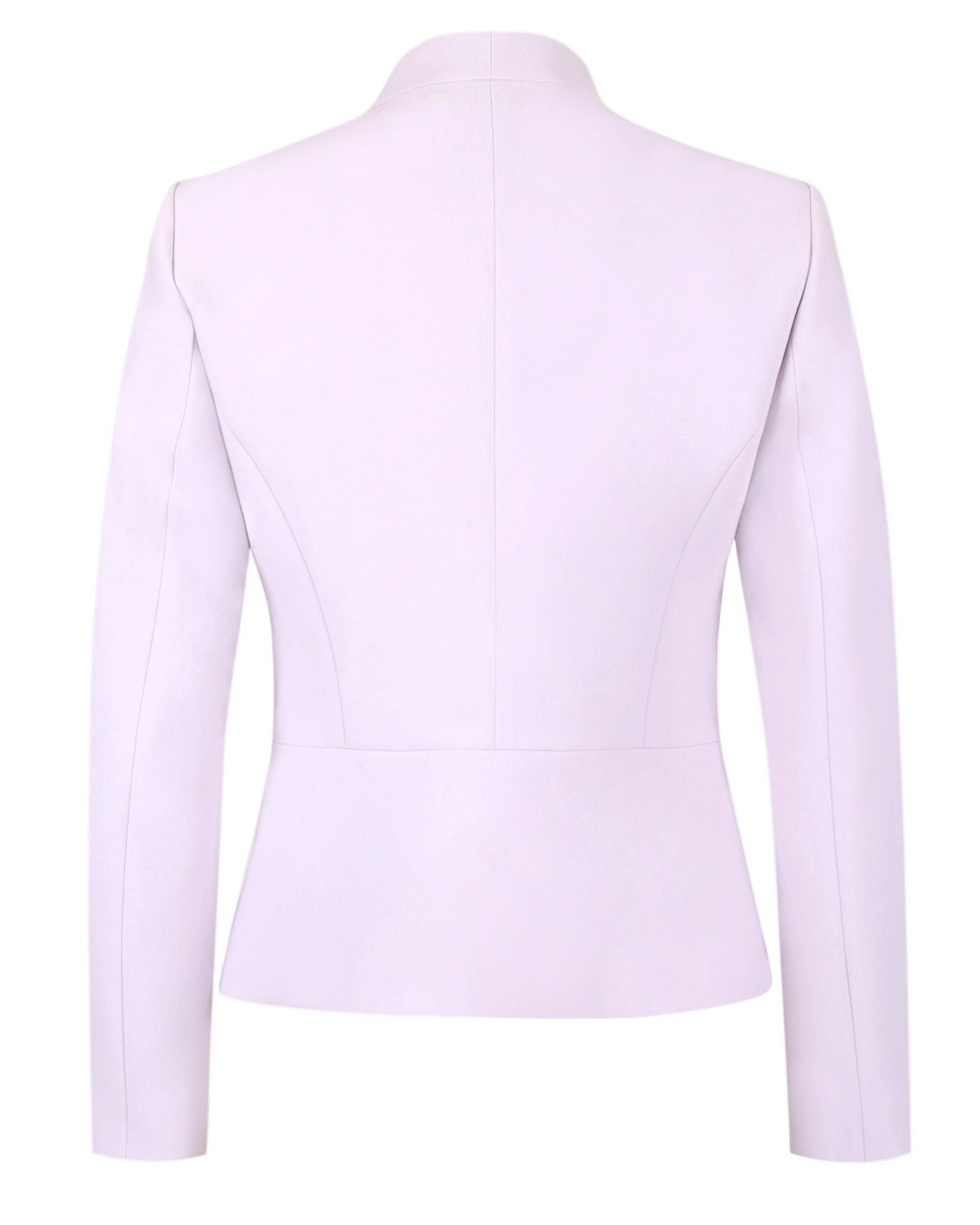 Fitted jacket, without lapels 2