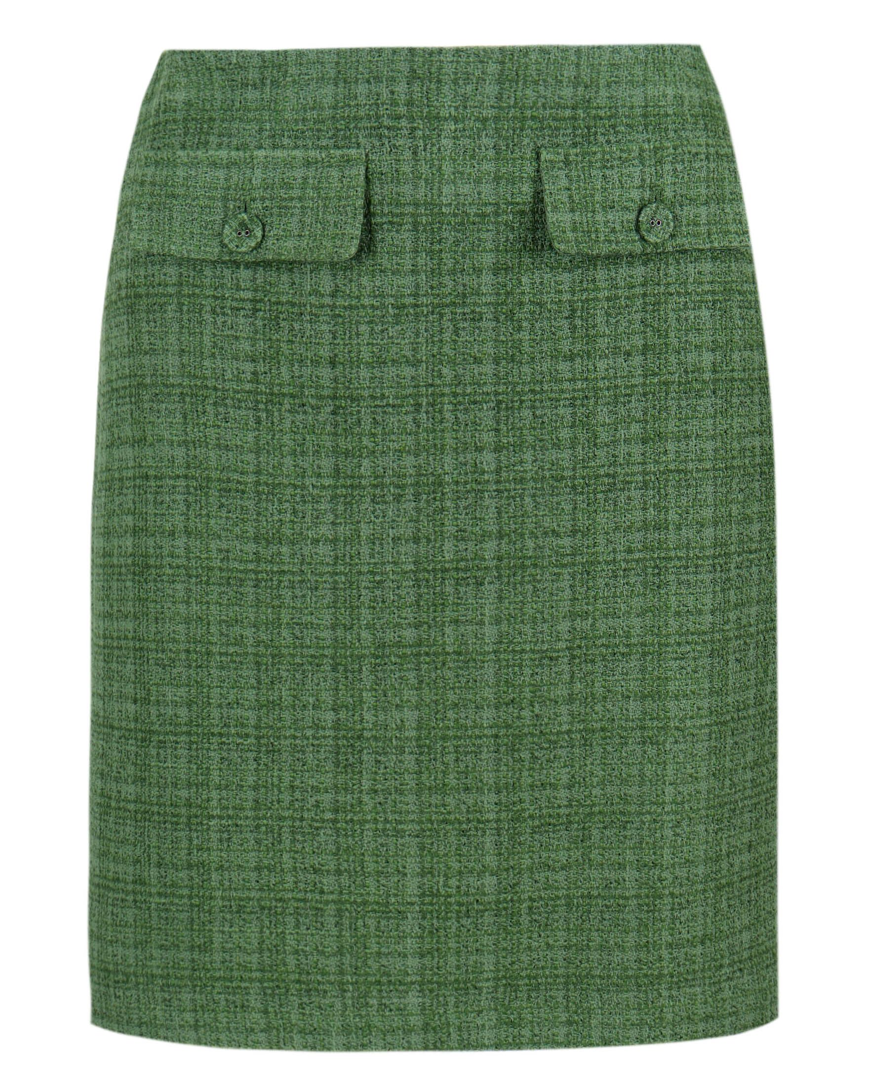 Tweed skirt, with cotton in the composition 0
