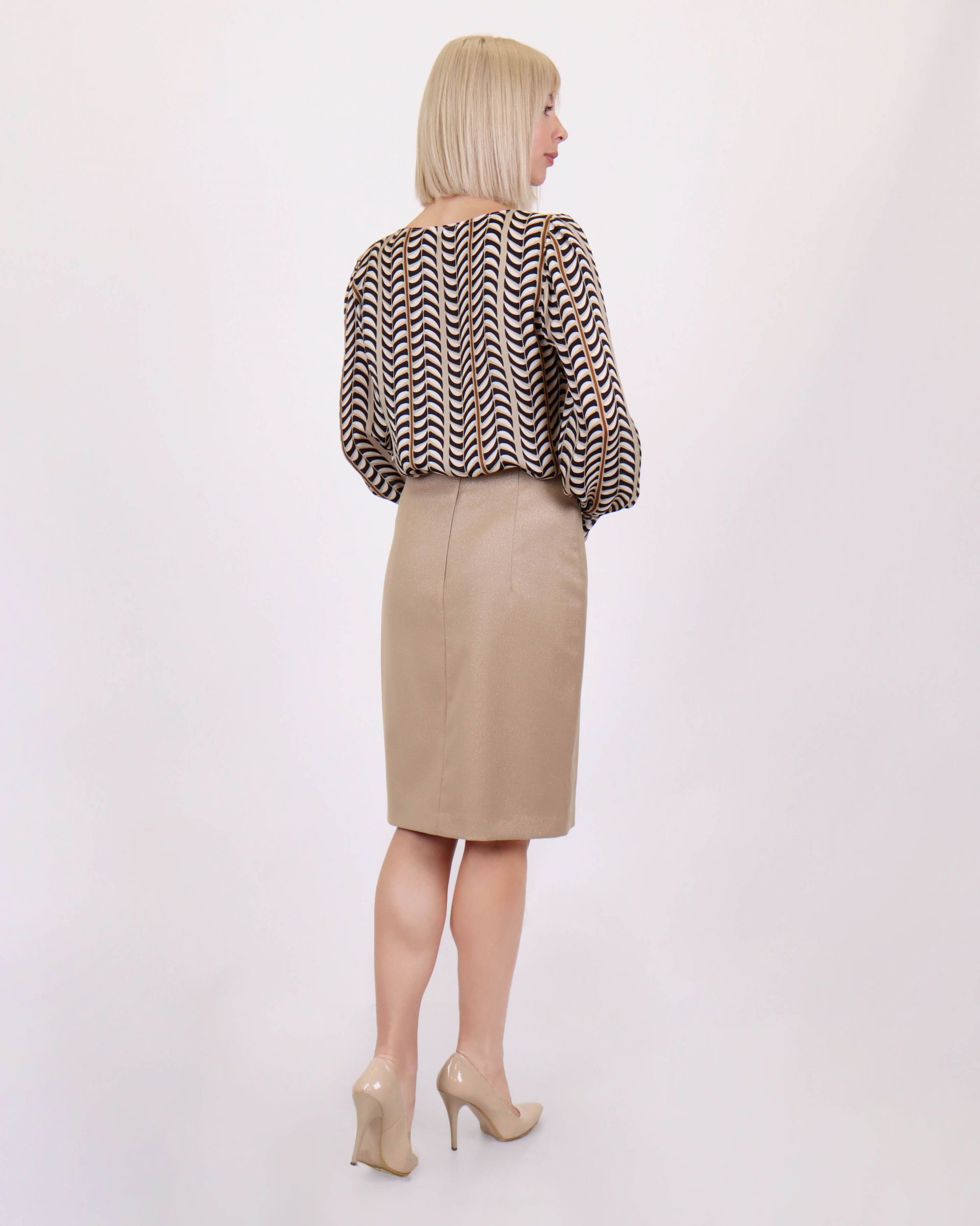 Pencil skirt with lurex 4